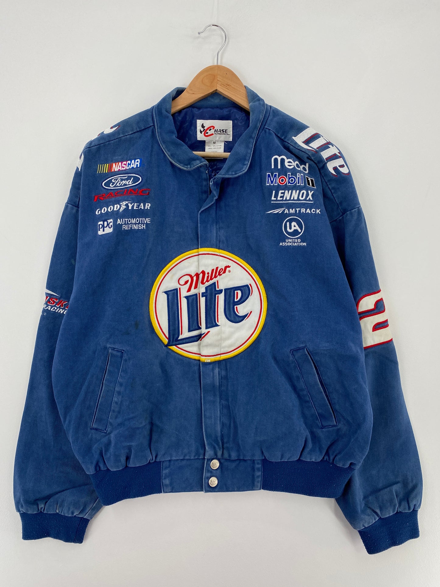 Vintage MILLER LITE Size M Racing Jacket / E1912J