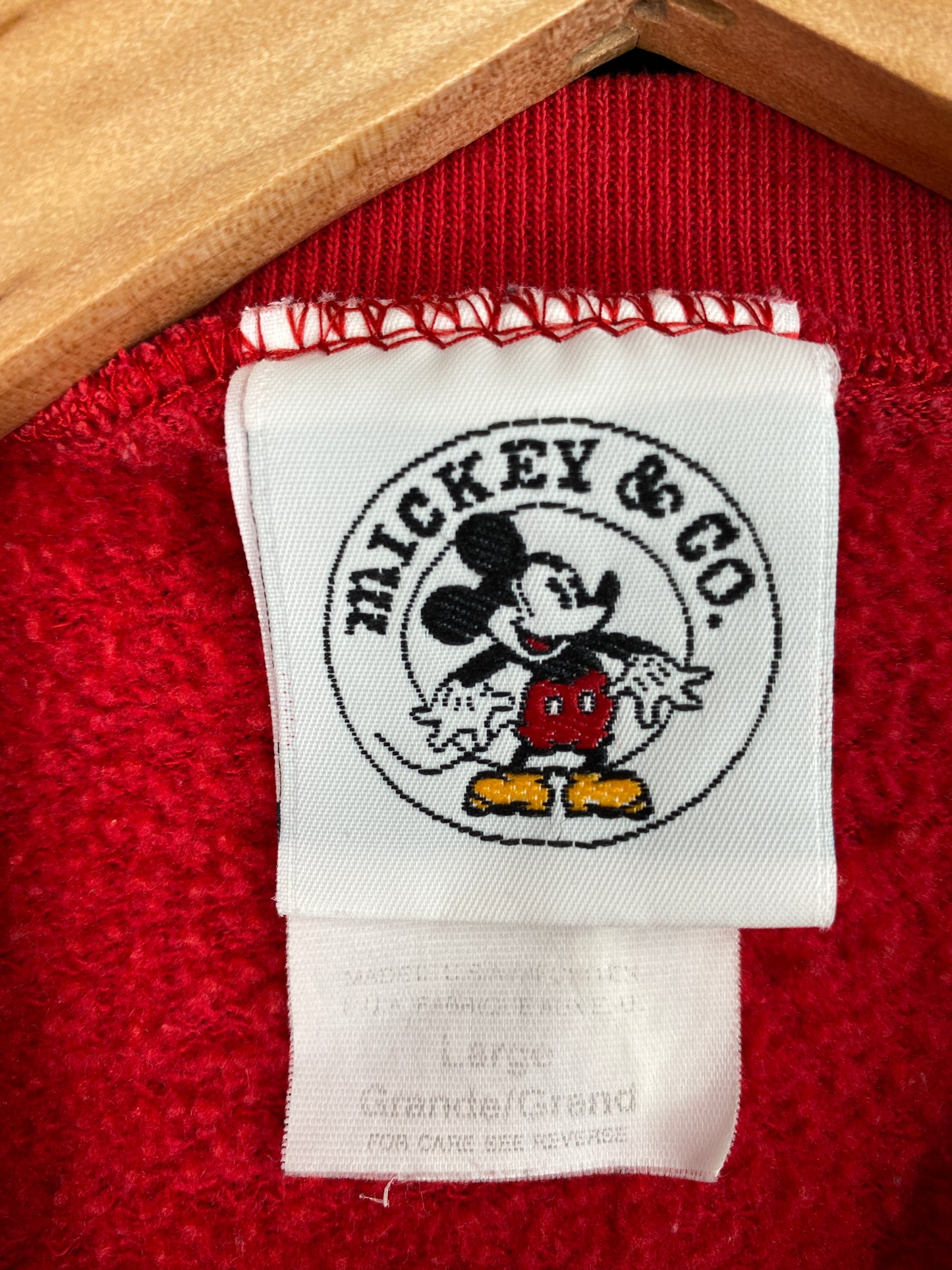 90's DISNEY MICKEY Size L Vintage Sweat-shirt / A7225