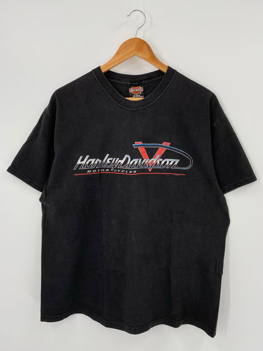 1998 HARLEY DAVIDSON Made in USA Size L Vintage T-Shirt / K4411