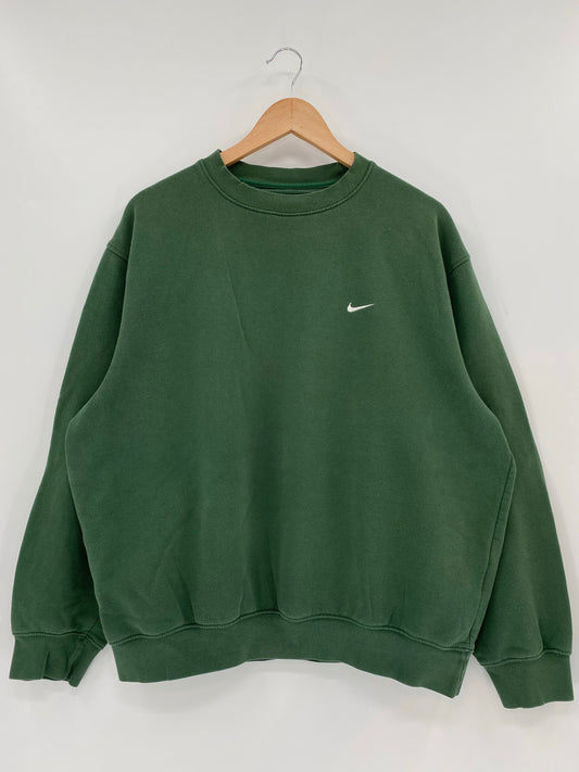 00' NIKE MINI SWOOSH Size L Vintage Sweat-Shirt / K6346