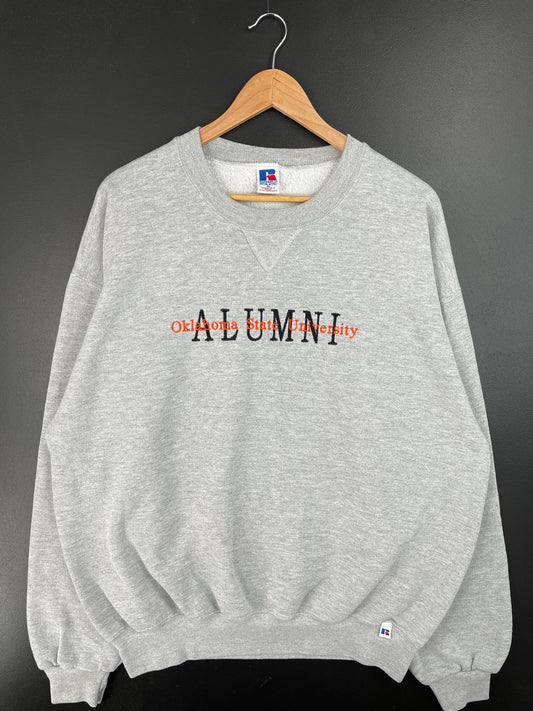 Vintage RUSSELL x OKLAHOMA STATE UNIVERSITY ALUMNI Size XL College Sweat-shirt / A9017