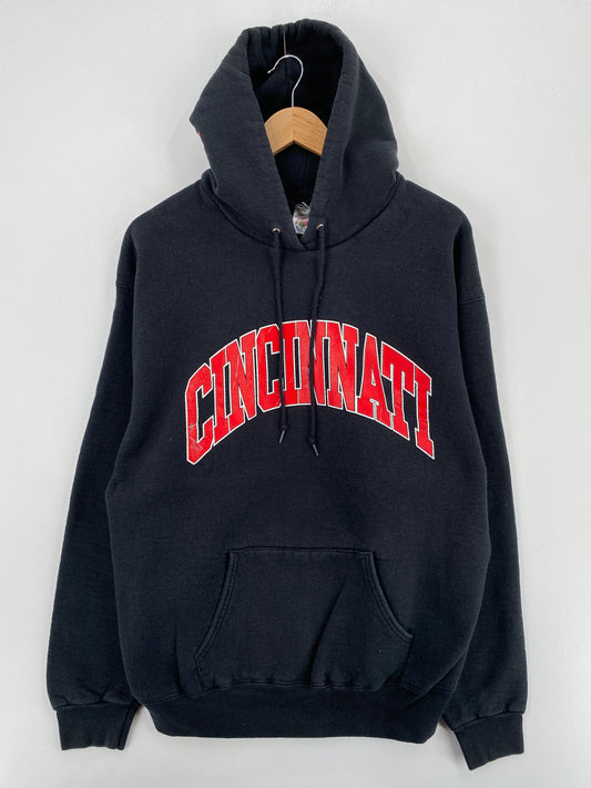 90's CINCINNATI Made in USA Size XL College Hoodie Sweat-Shirt / A5844