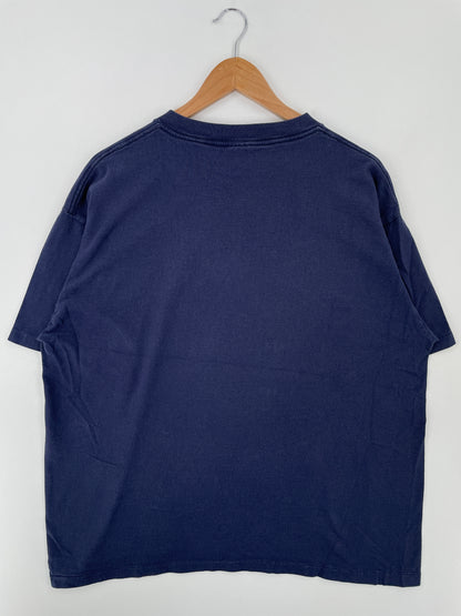 1998 CLEVELAND INDIANS Made in USA Size XL Vintage MLB T-Shirt / A8849