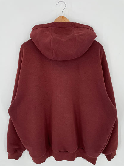 Vintage CARHARTT Size XL Zip-up Hoodie Sweat-Shirt / K8410