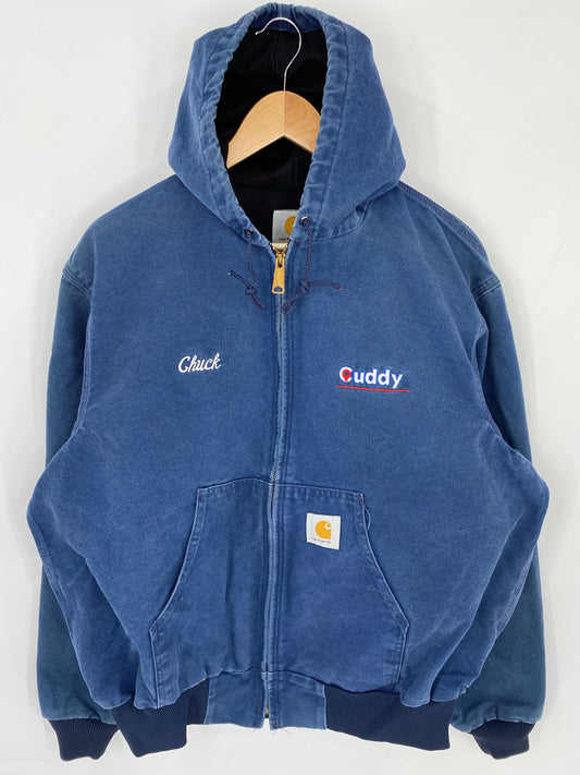 Vintage CARHARTT Size XL Zip-up Hoodie Sweat-shirt Jacket / K8109