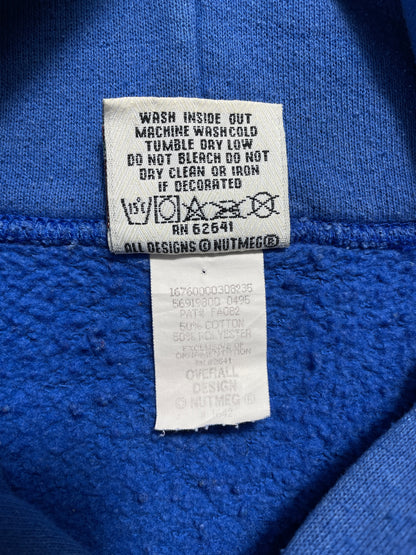 90's NEW YORK RANGERS Made in USA Size L Vintage NHL Hoodie Sweat-Shirt / A8828