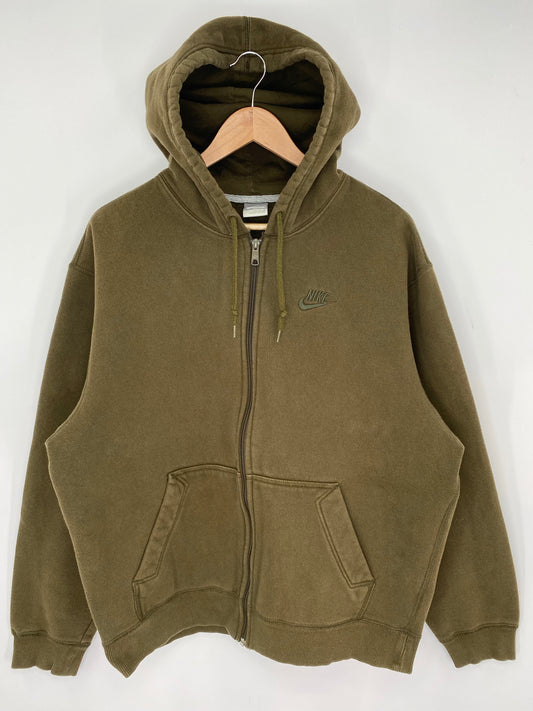 00' NIKE Size L Vintage Zip Up Hoodie Sweat-shirt / K9106