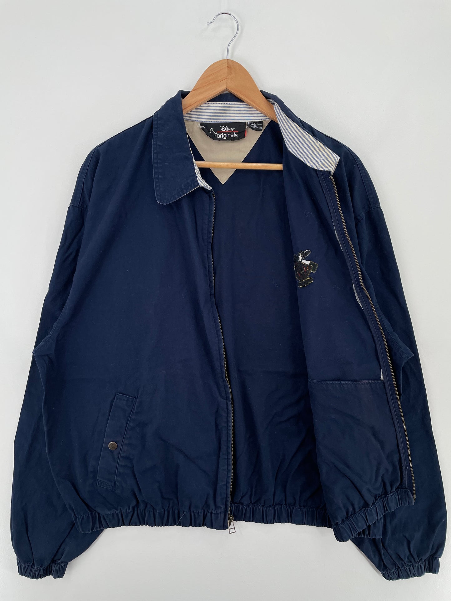 90’s DISNEY MICKEY Size L Vintage Cotton Jacket / A9920