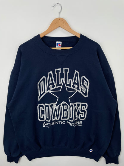 1995 DALLAS COWBOYS Made in USA Size XXL Vintage NFL Sweat-shirt / A1200