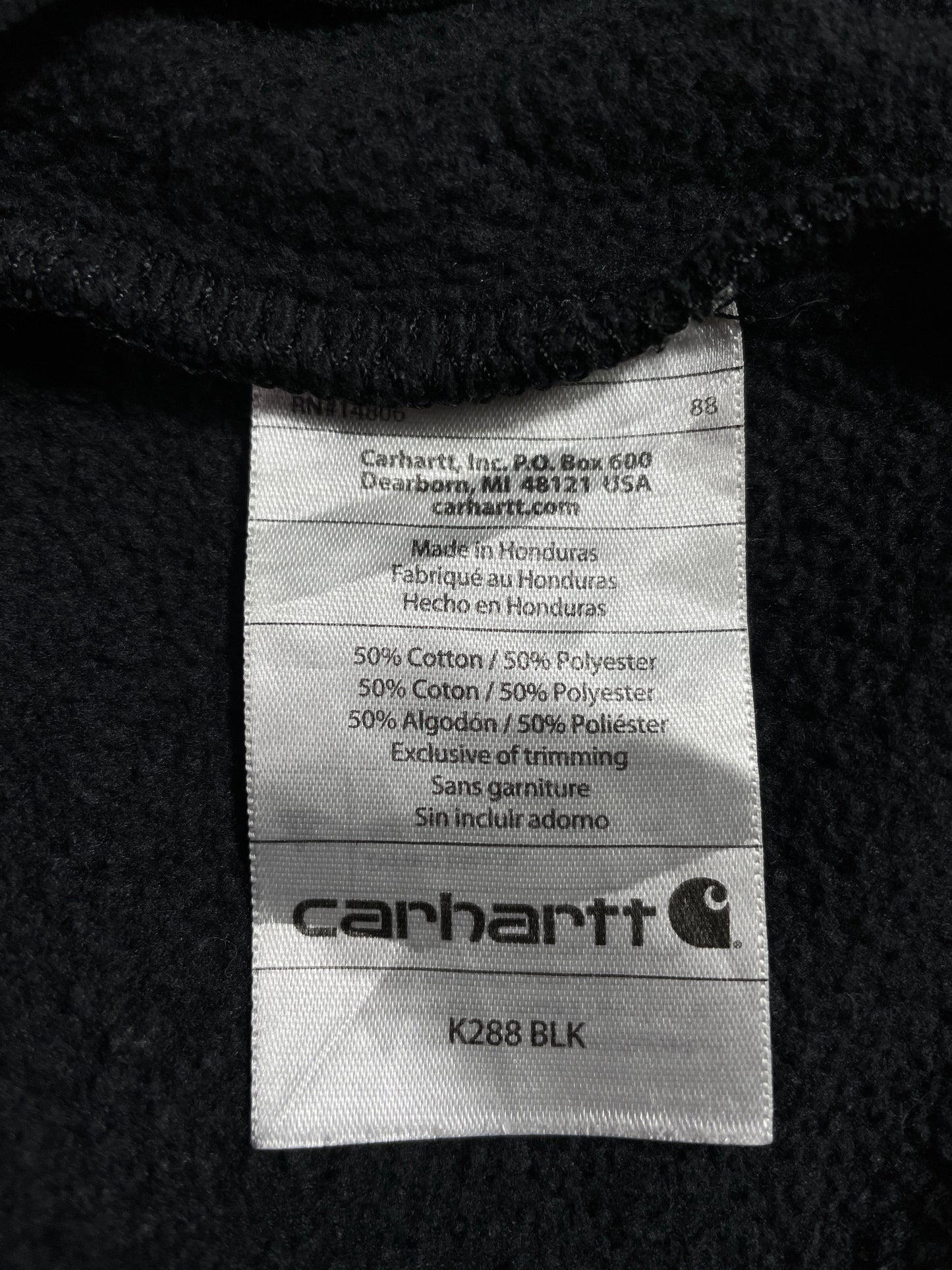 Vintage CARHARTT Size M Hoodie Sweat-Shirt / E3057S