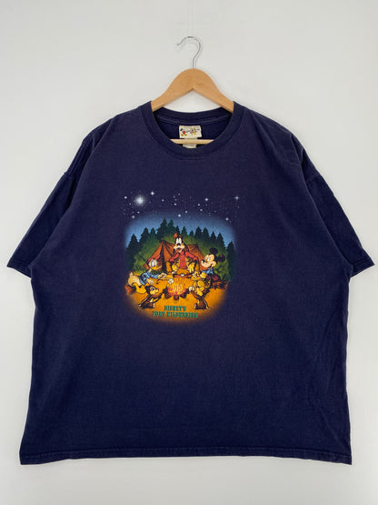 00' DISNEY MICKEY & FRIENDS Size XL Vintage T-Shirt / A4239