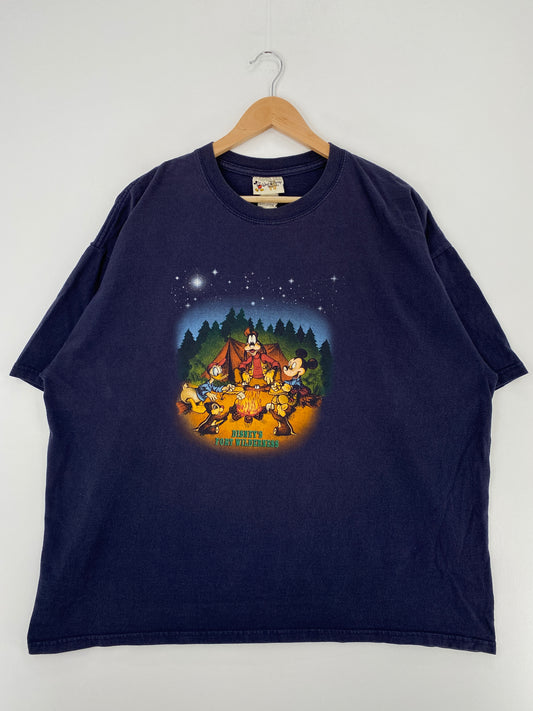 00' DISNEY MICKEY & FRIENDS Size XL Vintage T-Shirt / A4239