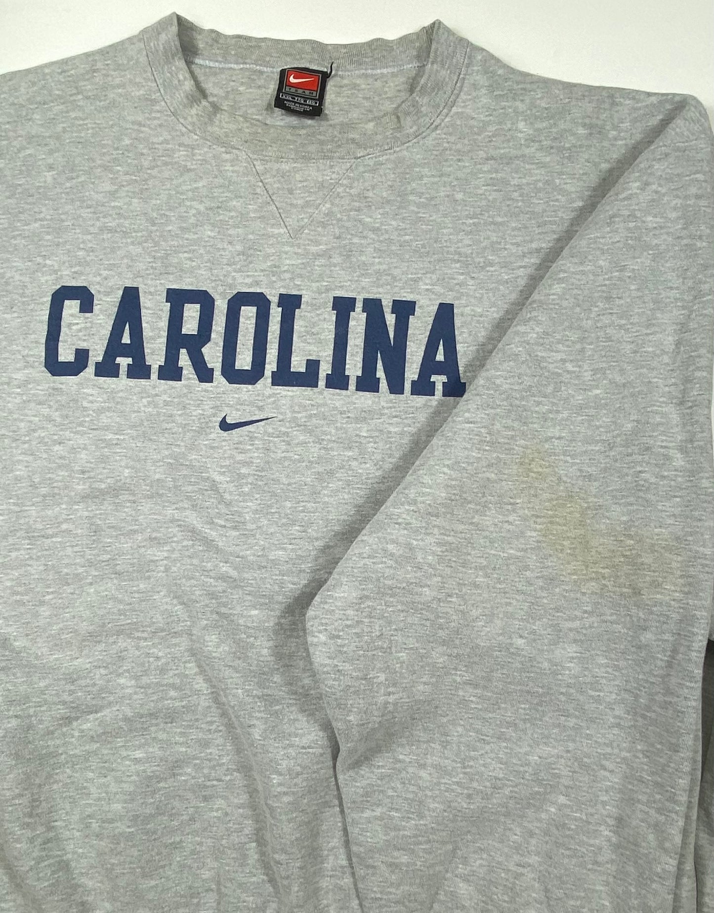 90’s NIKE CAROLINA Vintage Sweat-Shirt / 5186