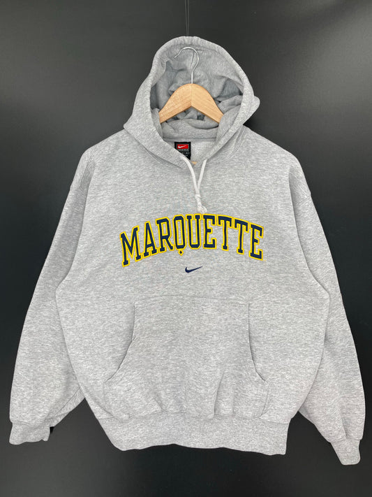 00' NIKE MARQUETTE UNIVERSITY Size M Vintage Hoodie Sweat-shirt / K8095