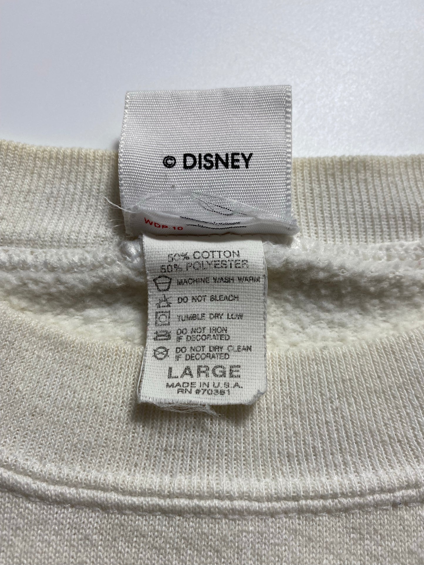 90’s DISNEY MICKEY Made in USA Size L Vintage Sweat-shirt / K7039
