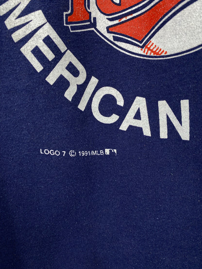 1991 MINNESOTA TWINS Size XL Vintage MLB Sweat-Shirts/ K8962