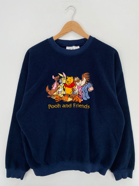 00' DISNEY WINNIE THE POOH AND FRIENDS Size M Vintage Sweat-Shirt / A6065