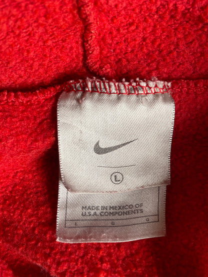 90’s NIKE CENTER SWOOSH Size L Vintage Hoodie Sweat Shirts / A7263
