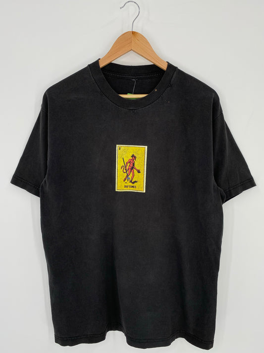 90’s DEFTONES Size No Tag(approx.L) Vintage Music T-Shirt / K6369
