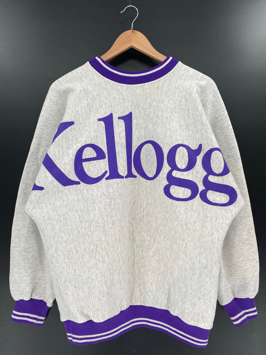 90’s KELLOGG Made in USA Size L Vintage Sweat-Shirt / k5589