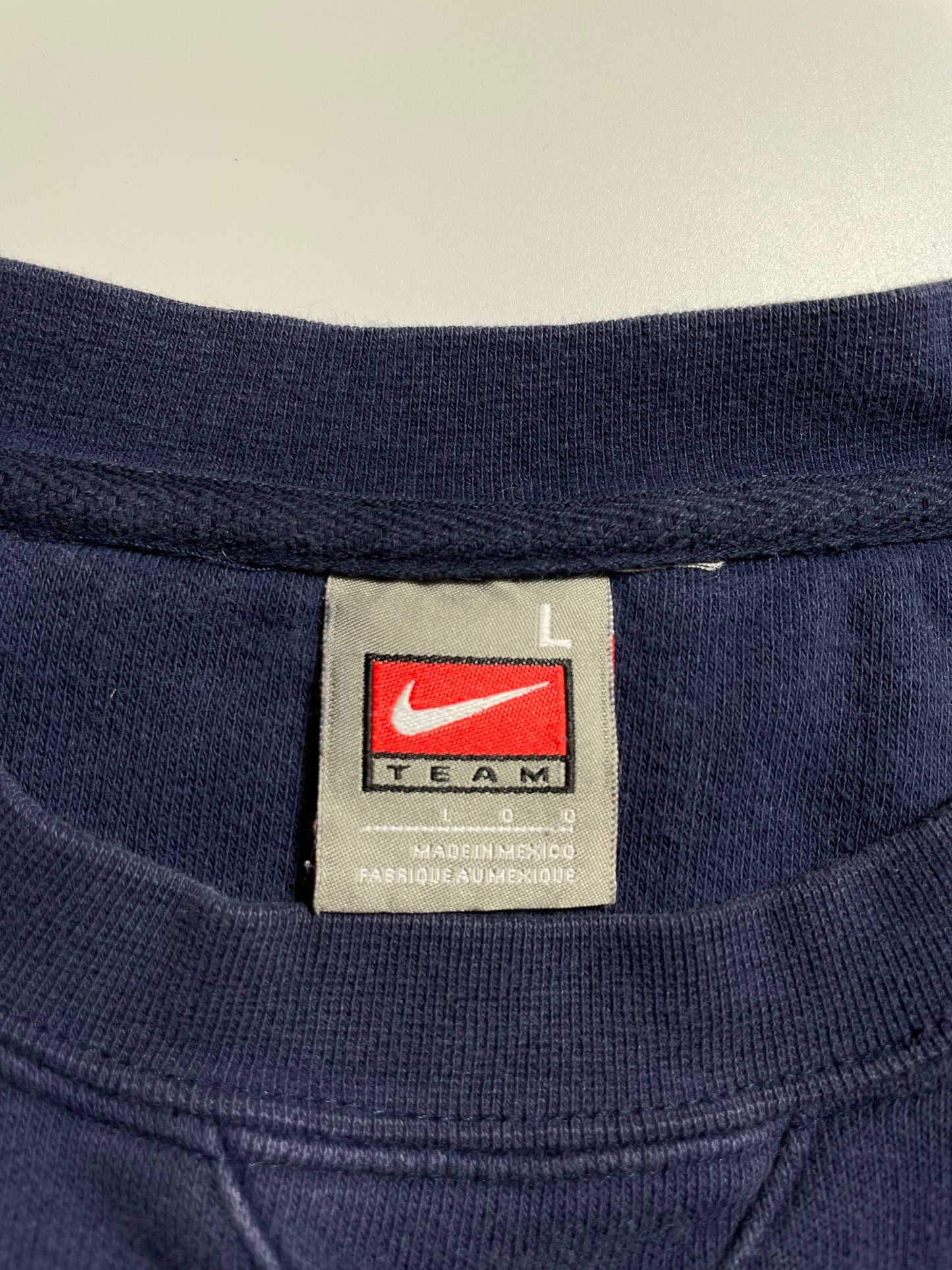 00' NIKE CONNECTICUT Size L College Sweat-shirt / K9802
