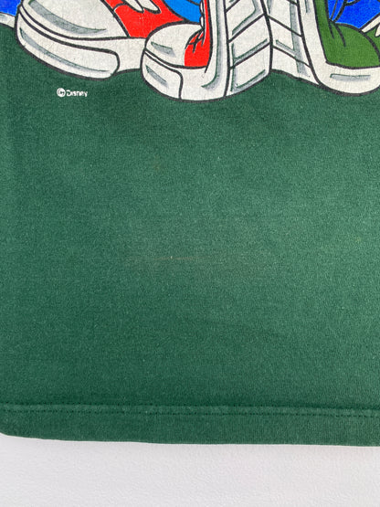 90's DISNEY FLORIDA MICKEY AND FRIENDS HIP HOP Made in USA Size M Vintage T-Shirts / A4758