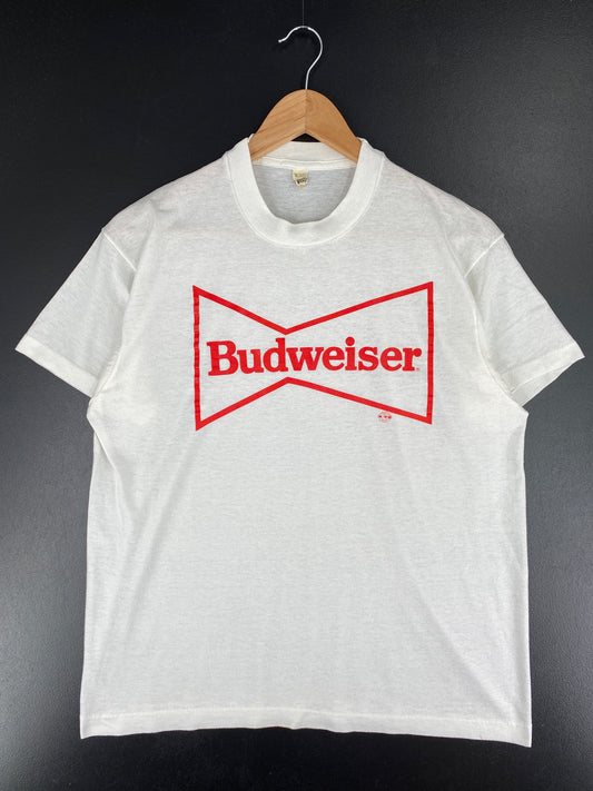80’s BUDWISER Made in USA Size XL Vintage T-Shirts / A5505