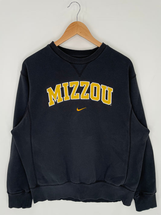00' NIKE MISSOURI MIZZOU Size M College Sweat-shirt / K9800