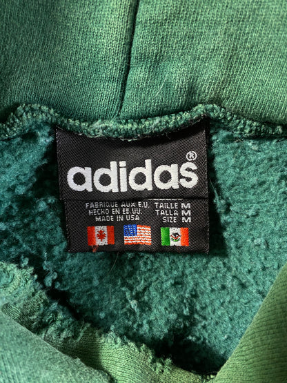 .90's ADIDAS Made in USA Size M Vintage Hoodie Sweat-Shirt / E5647S