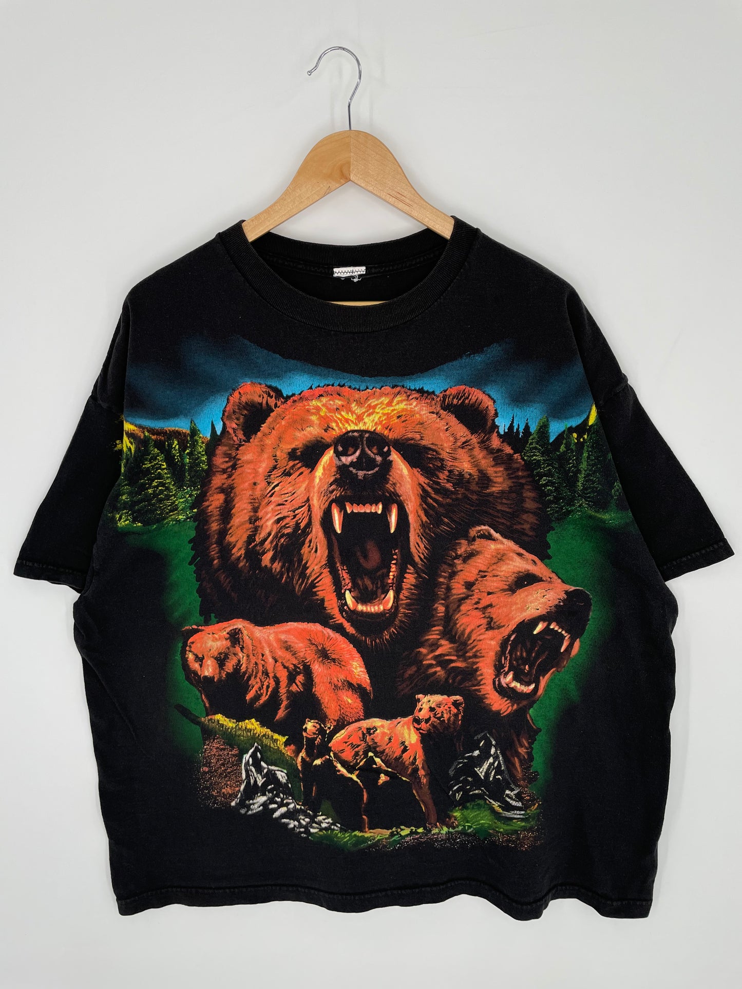 Vintage BEAR Size No tag (Approx.XL) T-Shirts / K9971