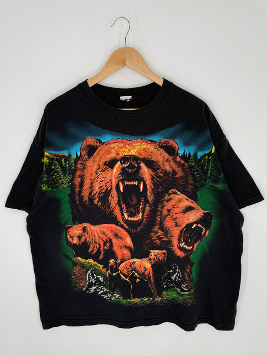 Vintage BEAR Size No tag (Approx.XL) T-Shirts / K9971