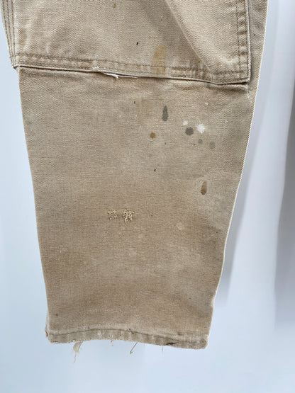 Vintage CARHARTT Made in USA Size W39xL30 Double Knee Pants / A6624