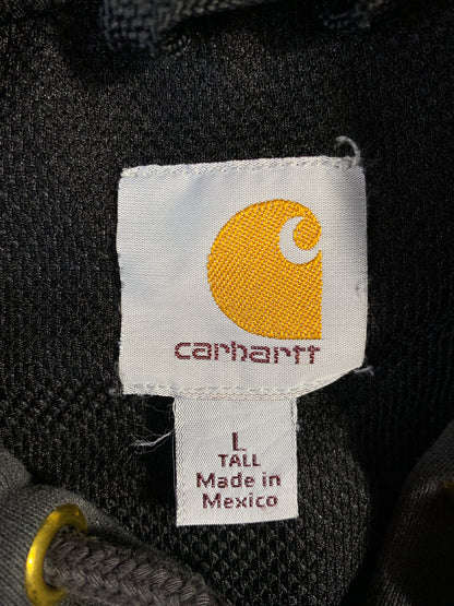 Vintage CARHARTT Size L Hoodie Zip-up Sweat-Shirt / A7927