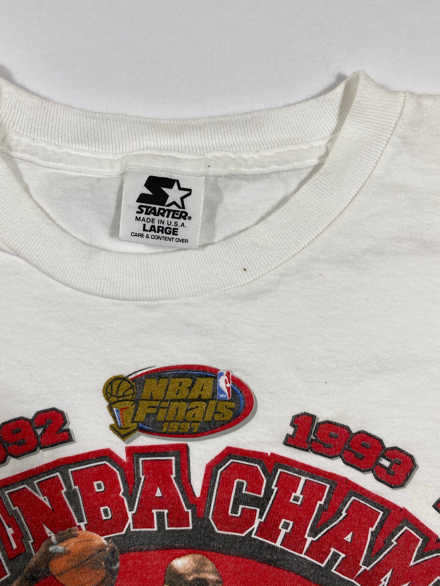 1997 NBA Champs Chicago Bulls Made in USA Vintage T-Shirts / 4613