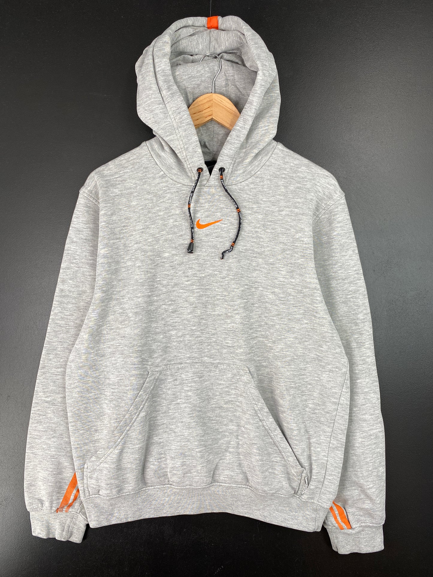 00' NIKE Center Swoosh Size M Vintage Hoodie Sweat-Shirt / A8191