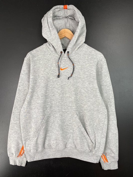 00' NIKE Center Swoosh Size M Vintage Hoodie Sweat-Shirt / A8191
