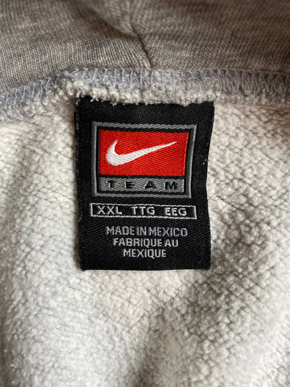 00' NIKE x KANSAS Size XXL Vintage College Hoodie Sweat-Shirt / E3641S