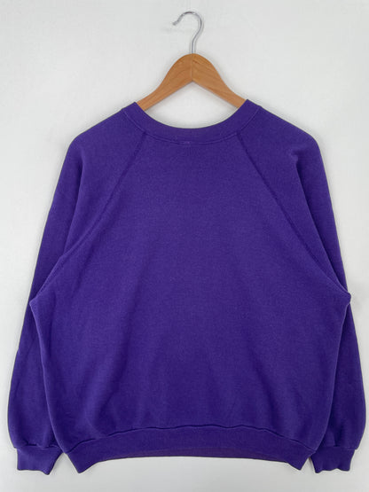 90's MINNESOTA VIKINGS Made in USA Size XL Vintage NFL Sweat-Shirt / A9468