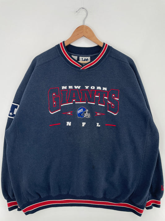 90's NEW YORK GIANTS Size XXL Vintage NFL Sweat-shirt / E1801S