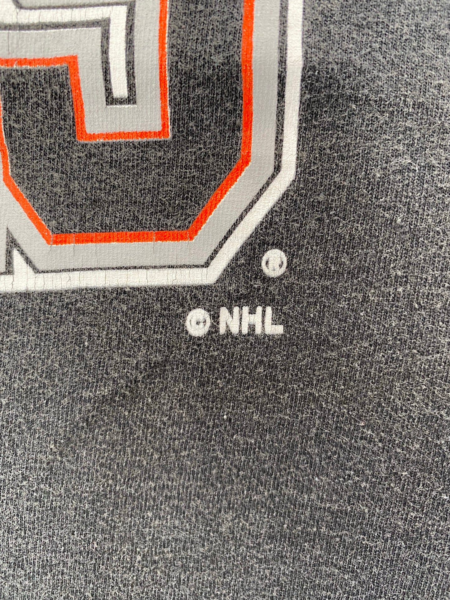 90’s RUSSELL x PHILADELPHIA FLYERS Made in USA Size XL Vintage NHL T-Shirts / K4832