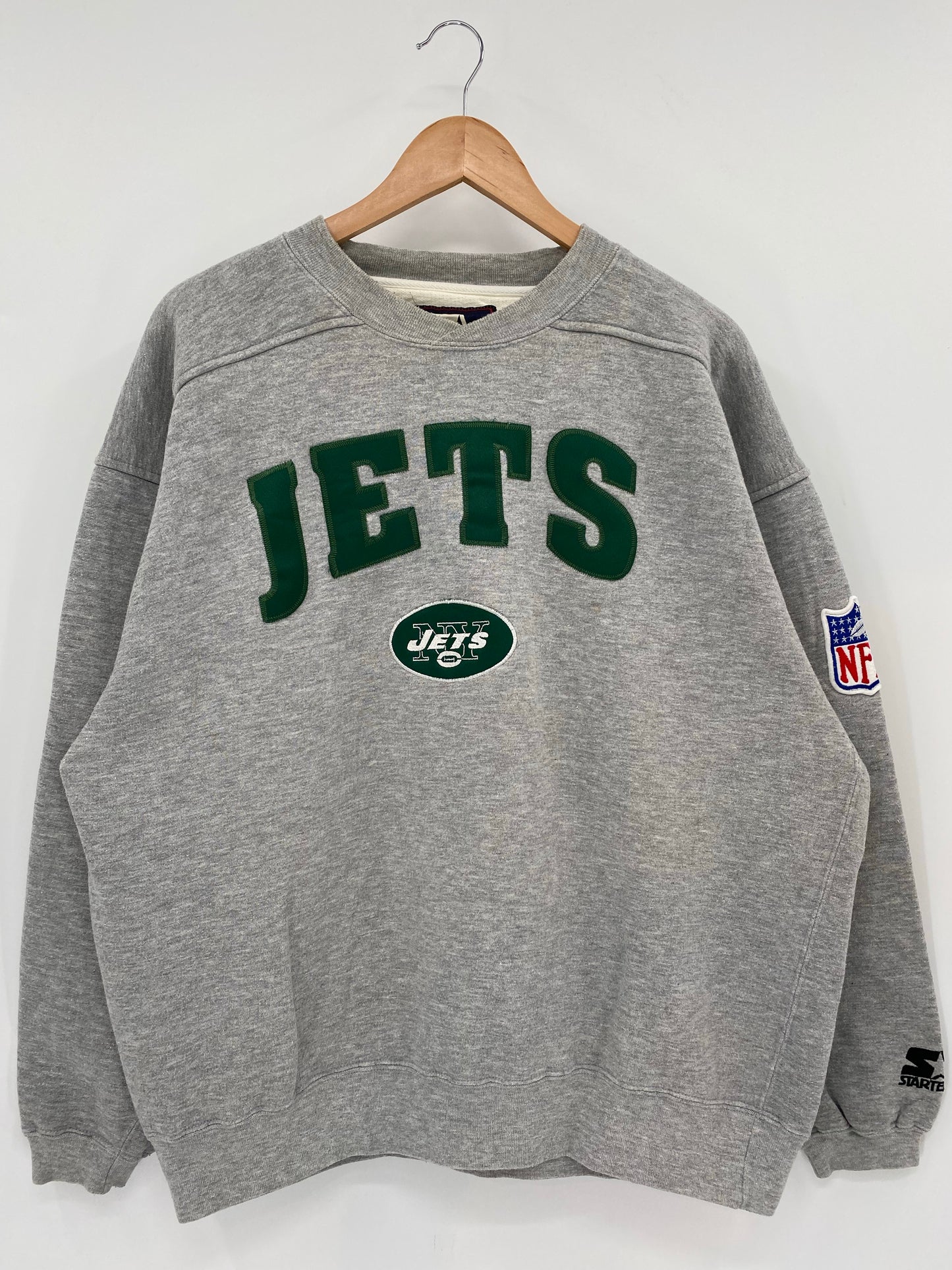 90's STARTER x JETS Size L Vintage NFL Sweat-shirt / K6800