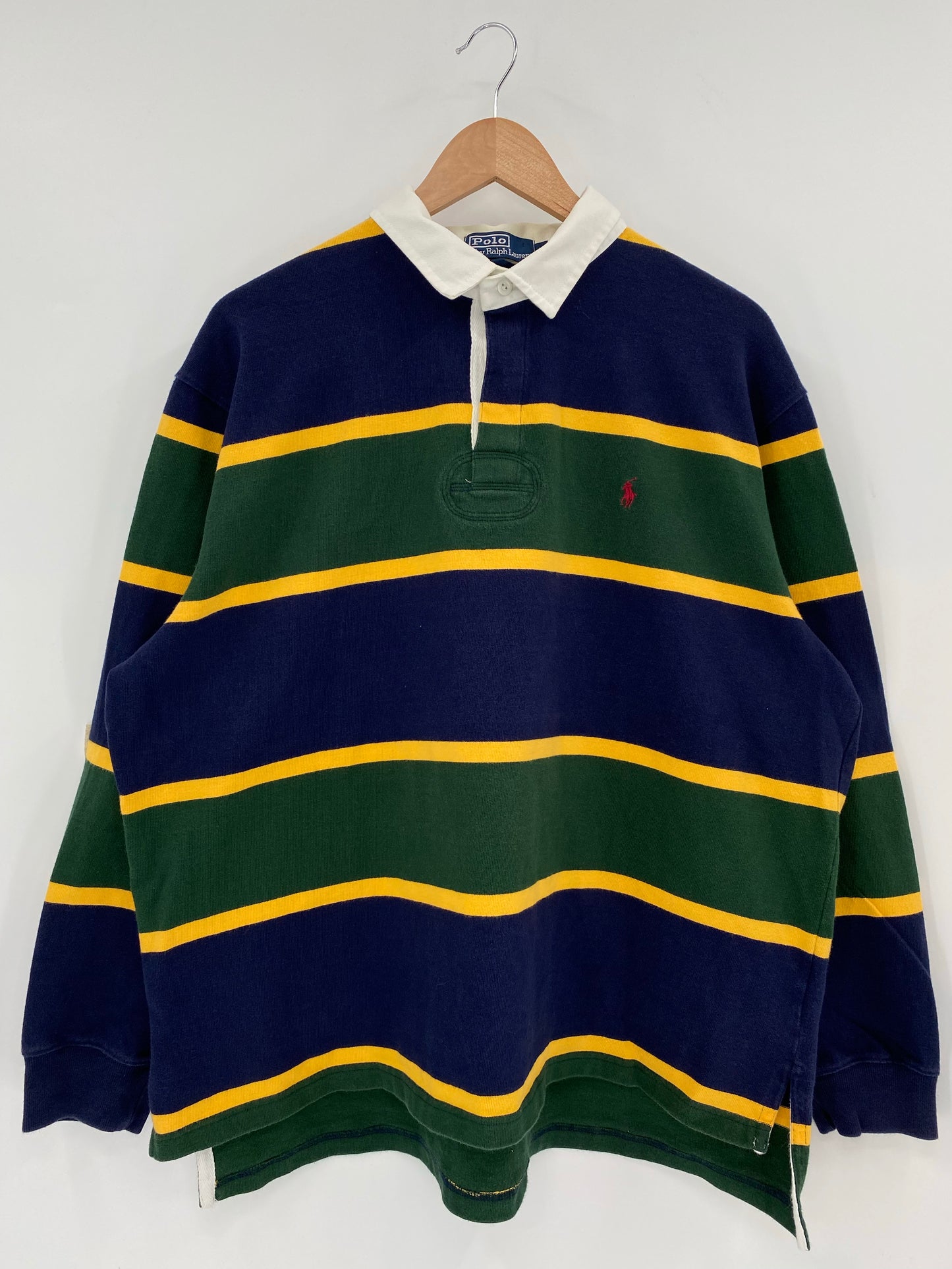 Vintage POLO RALPH LAUREN Size XL Rugby-Shirt / k6949