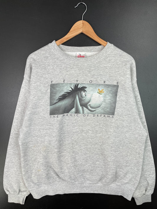Vintage DISNEY EEYORE Size L Sweat-shirt / A8531