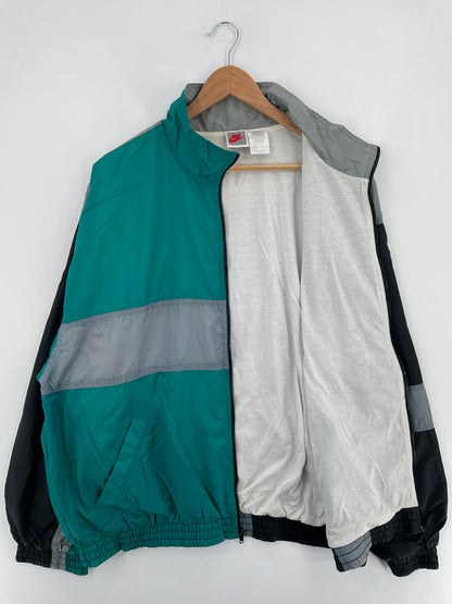 90's NIKE Silver Tag Size XL Vintage Nylon Jacket / E1026