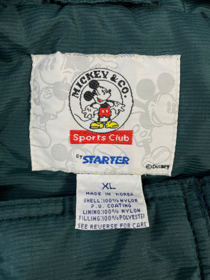 90's STARTER x DISNEY MICKEY Size XL Vintage Padded Nylon Jacket / A9918