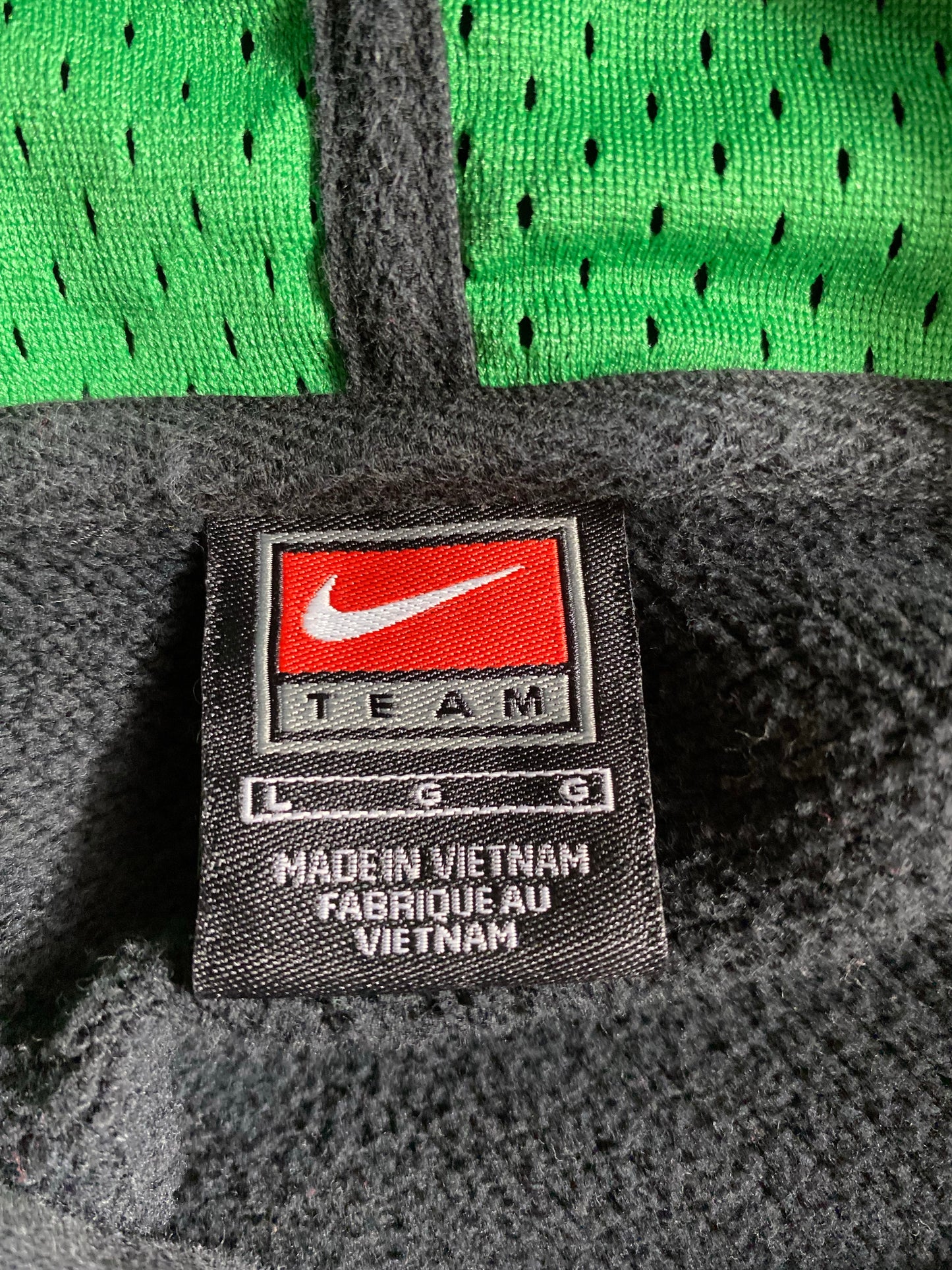 00’ NIKE UND FIGHTING SIOUX Size L Vintage Hoodie Sweat-Shirt / K4777