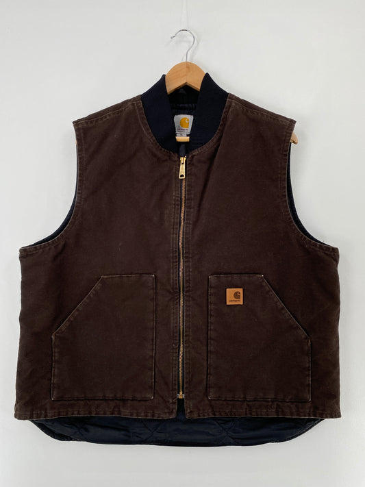 Vintage CARHARTT Size XL Duck Vest / E201