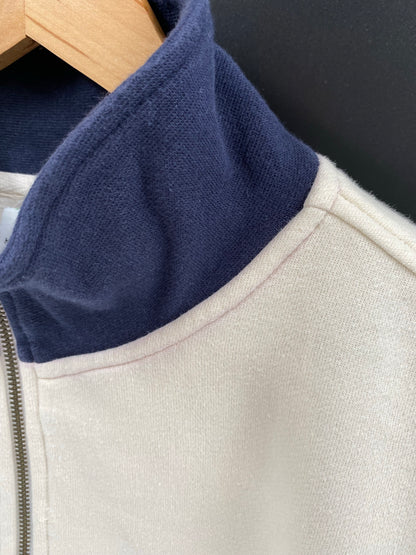 Vintage RAINFOREST CAFE Size L Half Zip Sweat-shirt / K6897