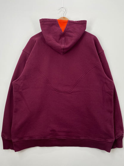 00' NIKE VIRGINIA TECH Size XXL Vintage College Hoodie Sweat-shirt / A1380