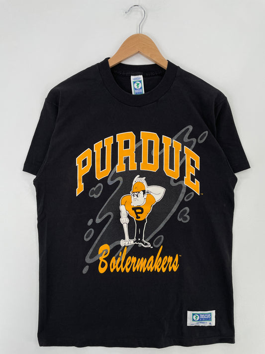 90's PURDUE BOILERMAKERS Size L Vintage College T-Shirt / E4115T